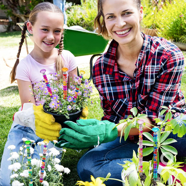 Glass Beaded Fairy Garden Wands